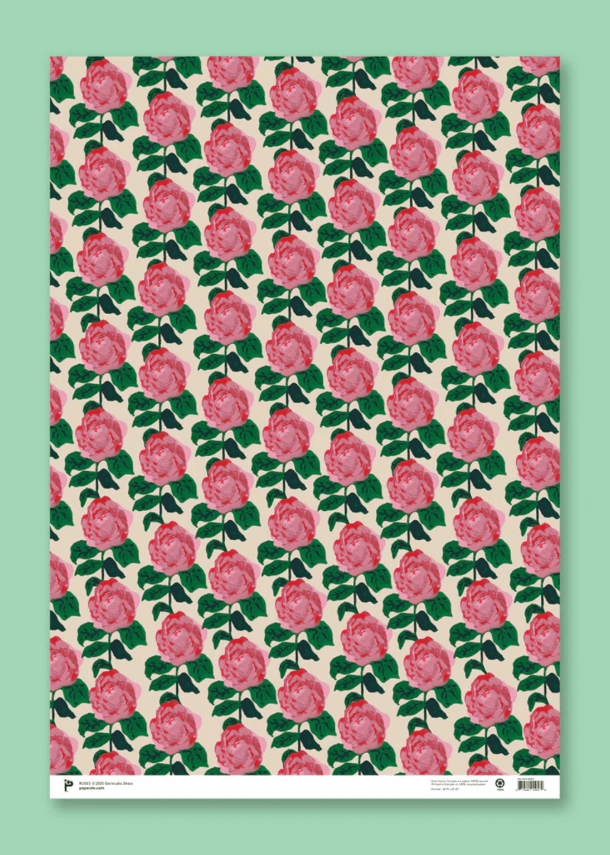 Emballage Roses Paperole - Ex - voto
