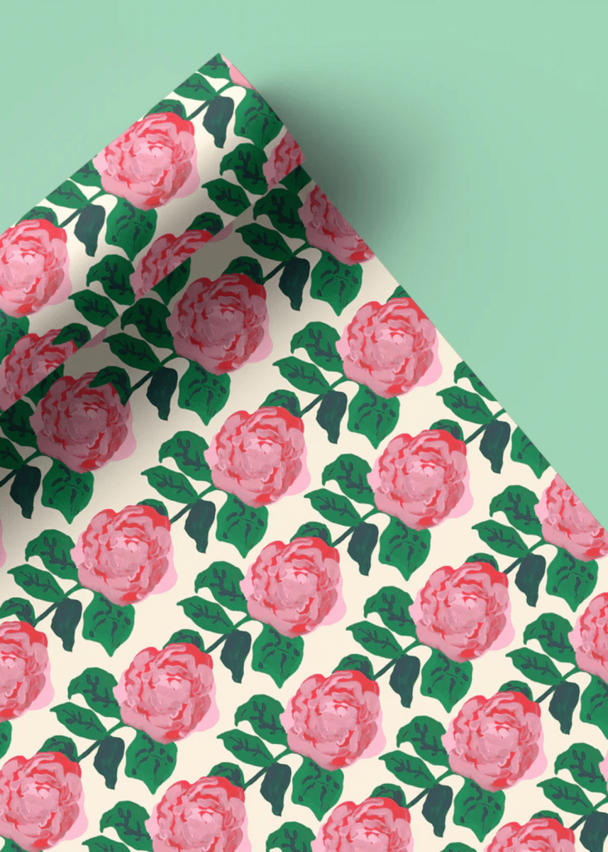 Emballage Roses Paperole - Ex - voto
