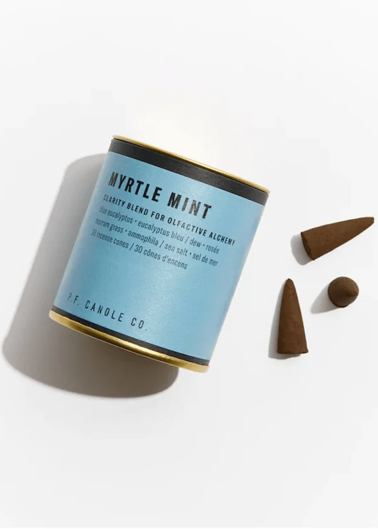 Encens en Cônes Pf Candle co Alchemy Myrtle Mint - Ex - voto