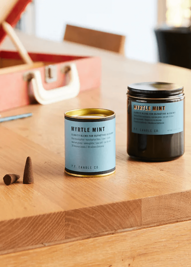 Encens en Cônes Pf Candle co Alchemy Myrtle Mint - Ex - voto
