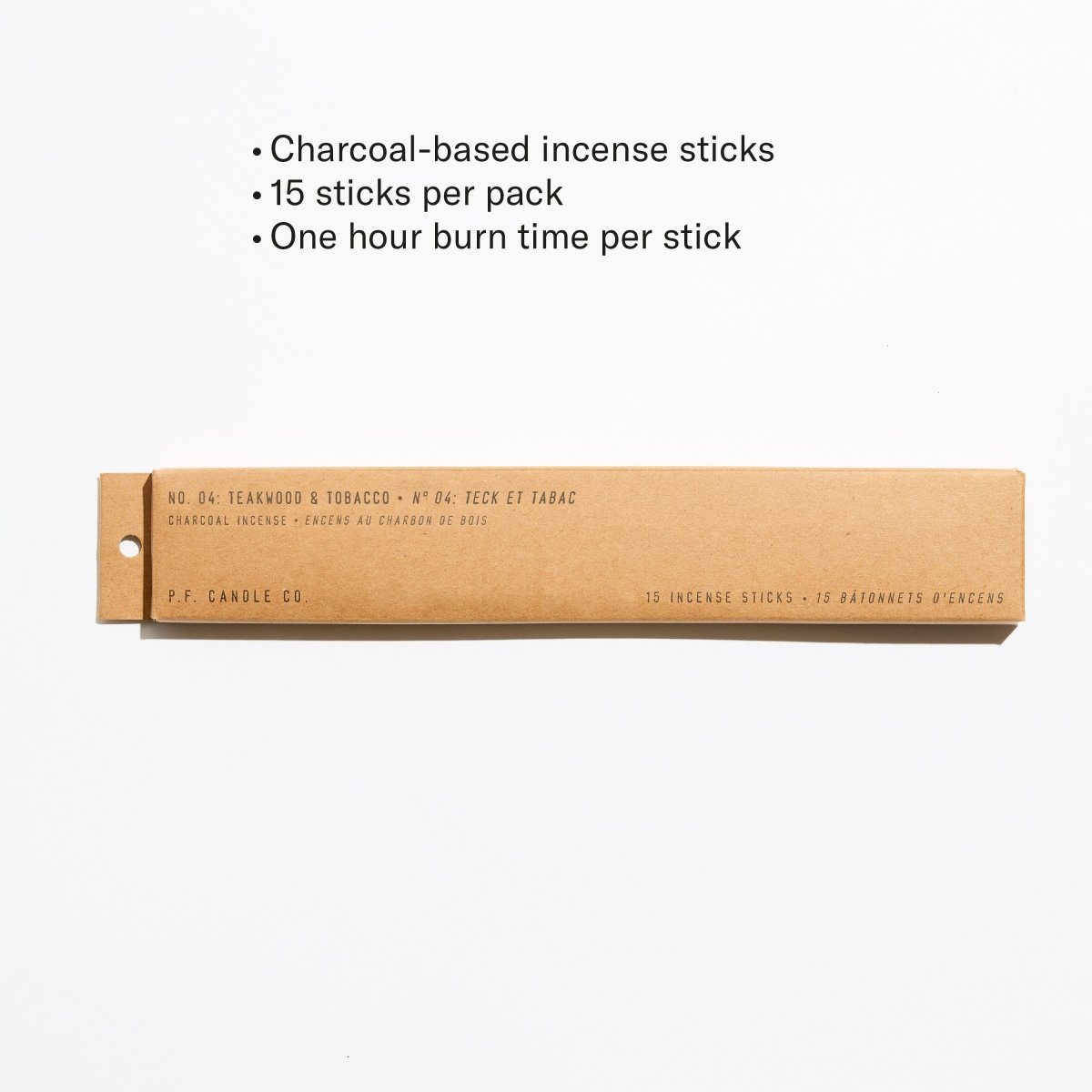 Encens Pf Candle Co. Teakwood &amp; Tobacco - Ex-voto