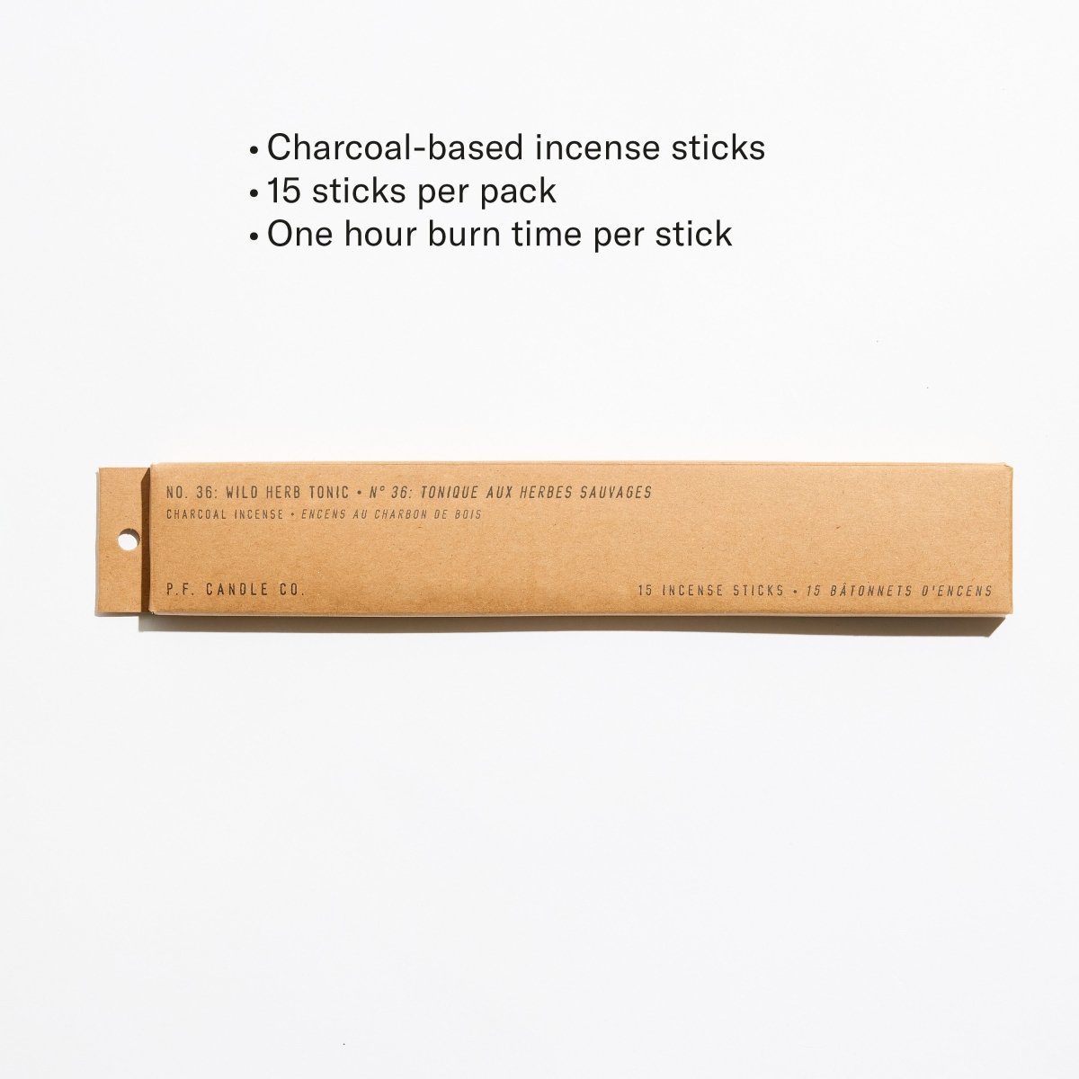Encens Pf Candle co Wild Herb Tonic - Ex-voto