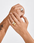 Ensemble de 2 Bagues Prism Pilgrim (Or ou Argent) - Ex - voto