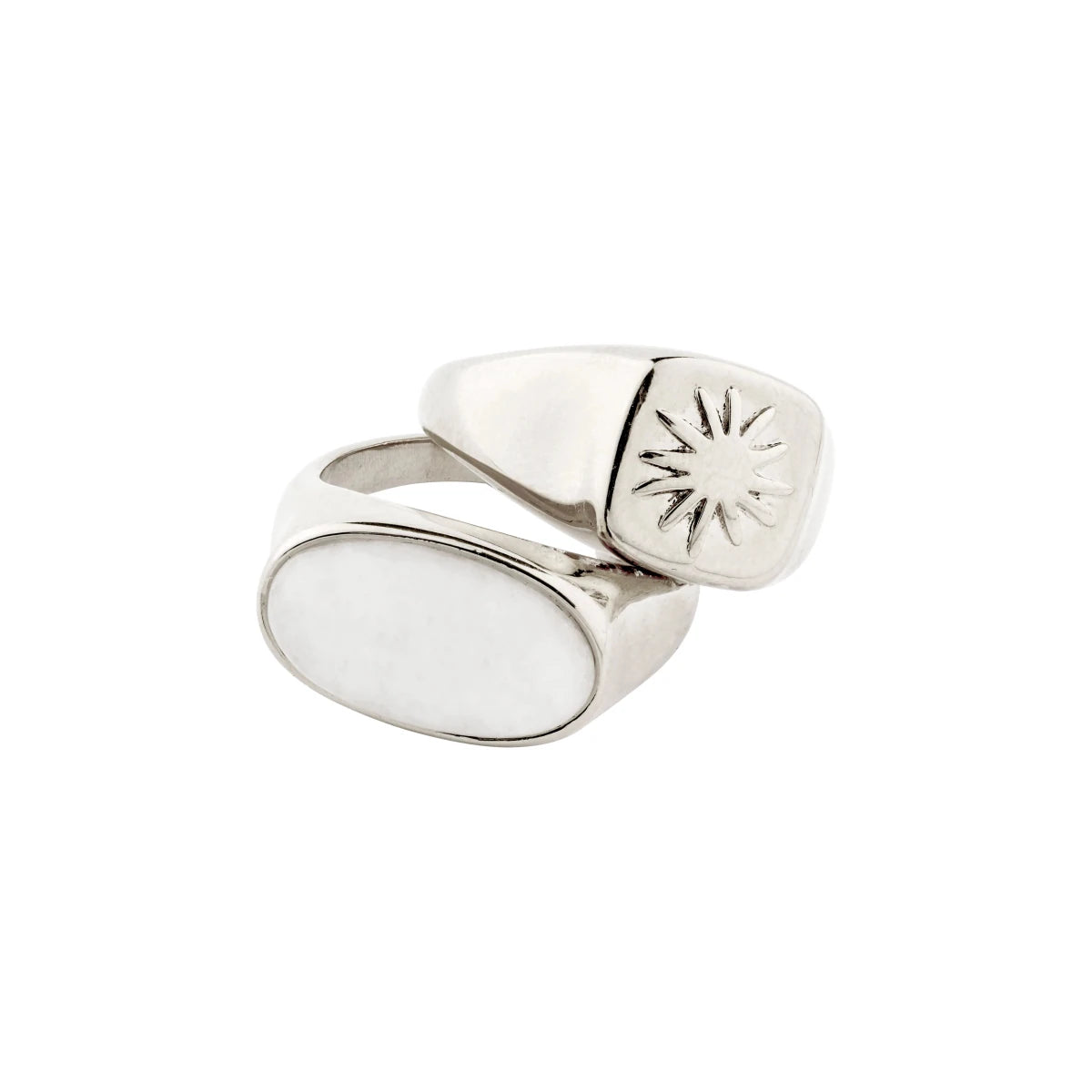 Ensemble de 2 Bagues Prism Pilgrim (Or ou Argent) - Ex - voto