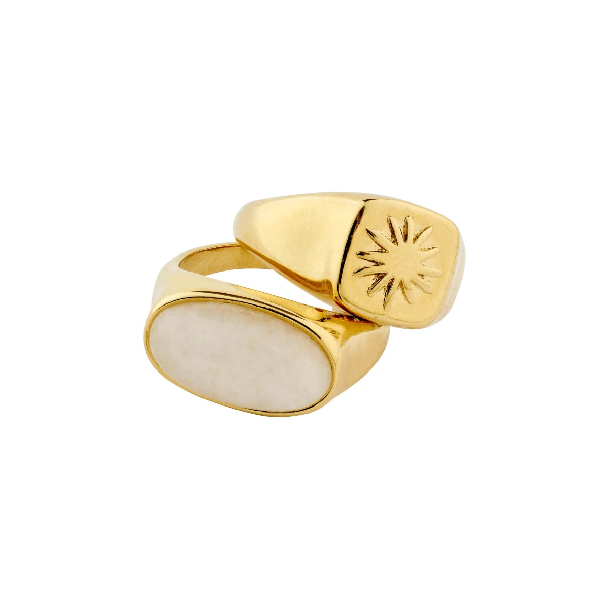 Ensemble de 2 Bagues Prism Pilgrim (Or ou Argent) - Ex - voto