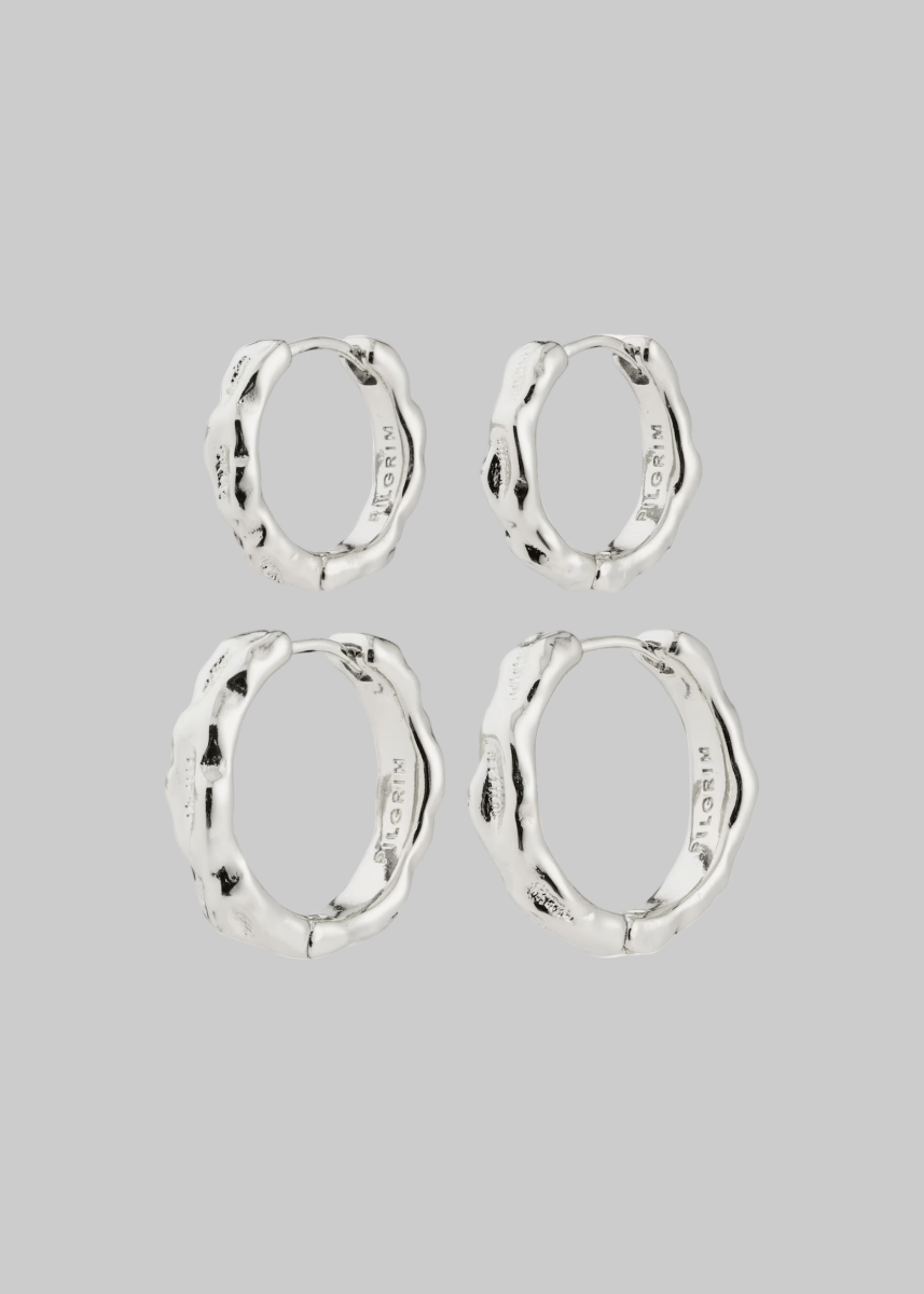 Ensemble de 2 paires de Boucles D'Oreilles Darby Pilgrim - Ex - voto