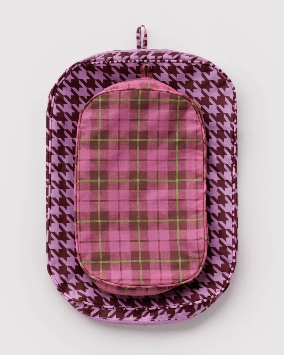 Ensemble de 2 Pochettes Cubes - Check Mix - Ex-voto