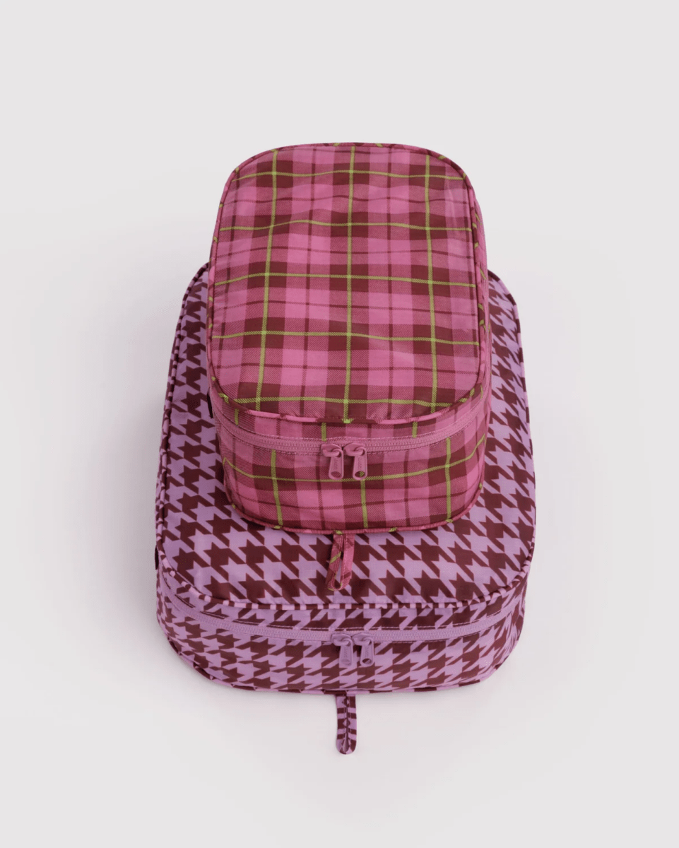 Ensemble de 2 Pochettes Cubes - Check Mix - Ex-voto