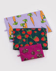 Ensemble de 3 Pochettes Go Baggu Carrots & Berries - Ex - voto