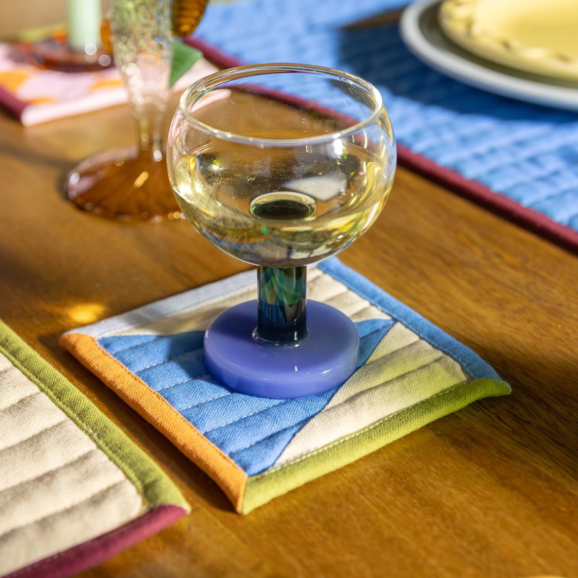 Ensemble de 4 Sous - Verres Quilt &Klevering - Ex - voto