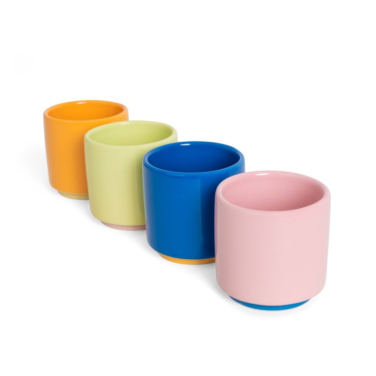 Ensemble de 4 Tasses Espresso Empilables Helio Ferretti - Ex - voto