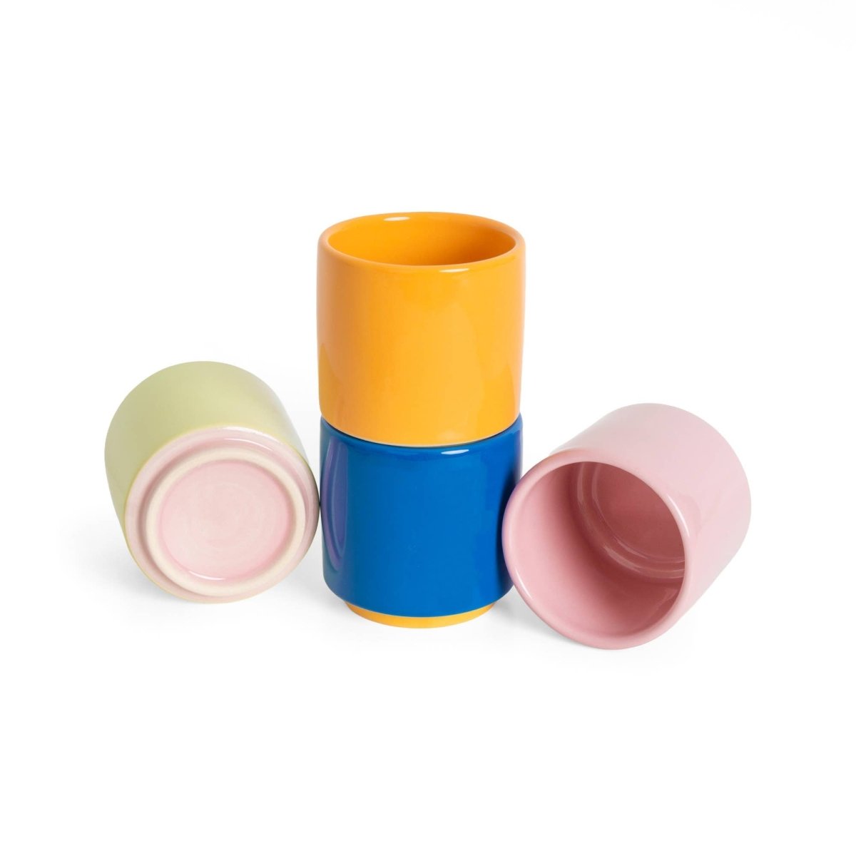 Ensemble de 4 Tasses Espresso Empilables Helio Ferretti - Ex - voto