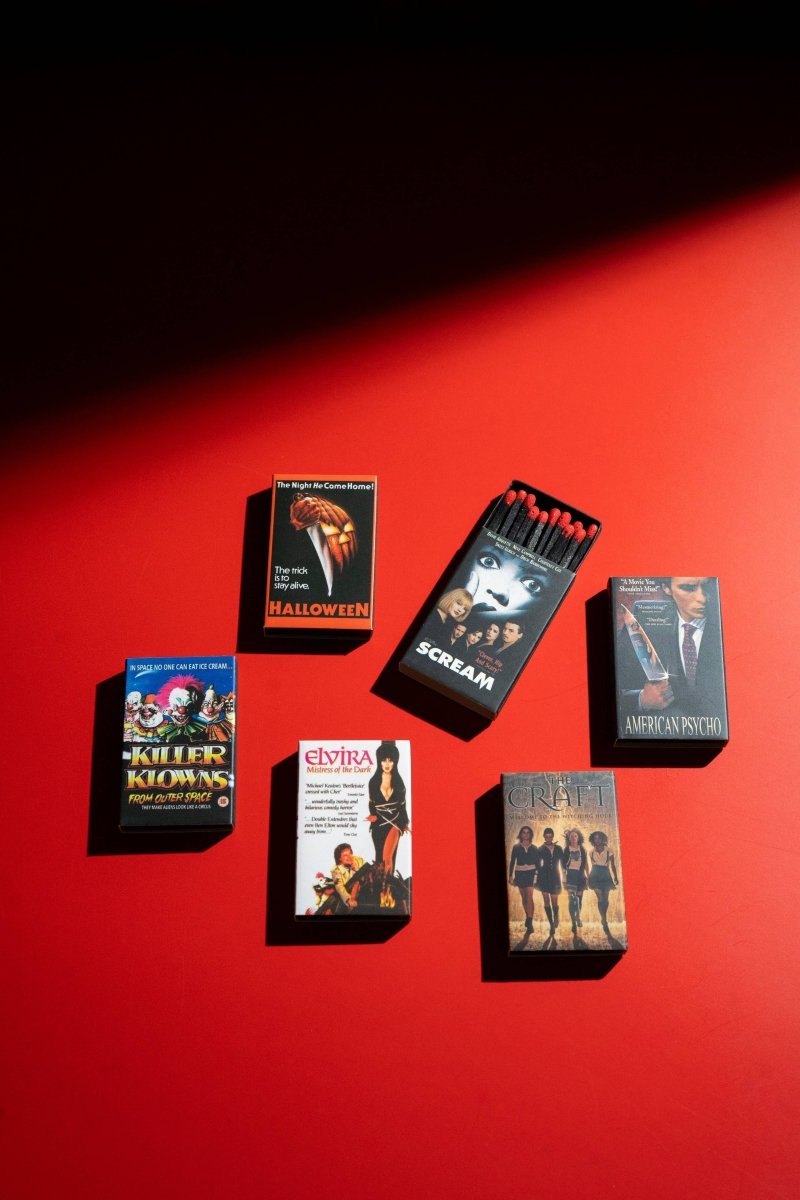 Ensemble de boîtes d'allumettes VHS Films d'Horreur A Shop of Things - Ex - voto