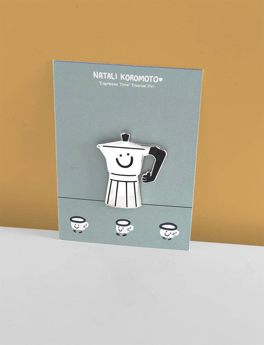 Épinglette Espresso Time Natali Koromoto - Ex - voto