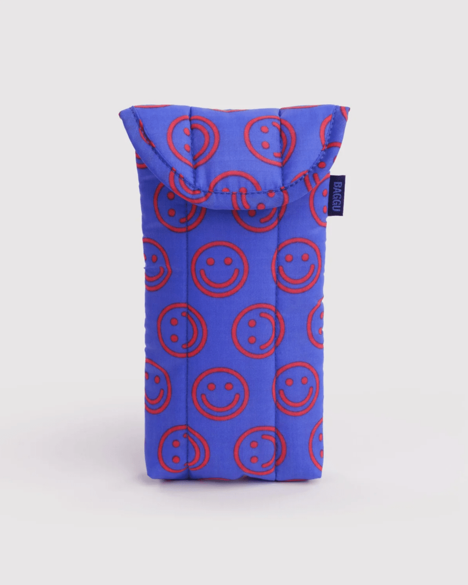 Étui à lunettes Baggu Mini Cobalt Happy - Ex-voto