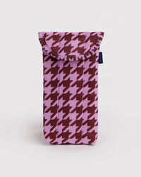 Étui à Lunettes Baggu Pink Houndstooth - Ex-voto