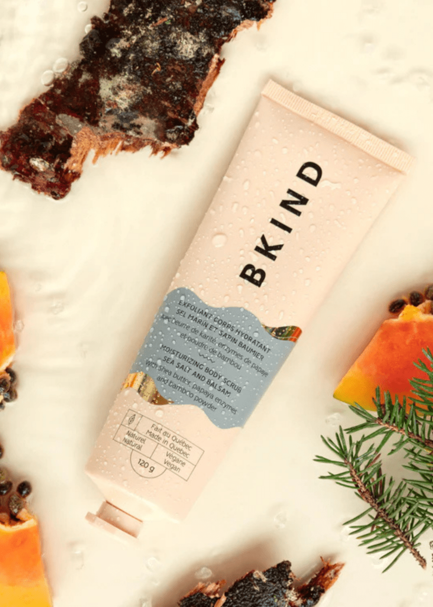 Exfoliant Corporel Hydratant BKIND - Sel Marin et Sapin Baumier - Ex - voto