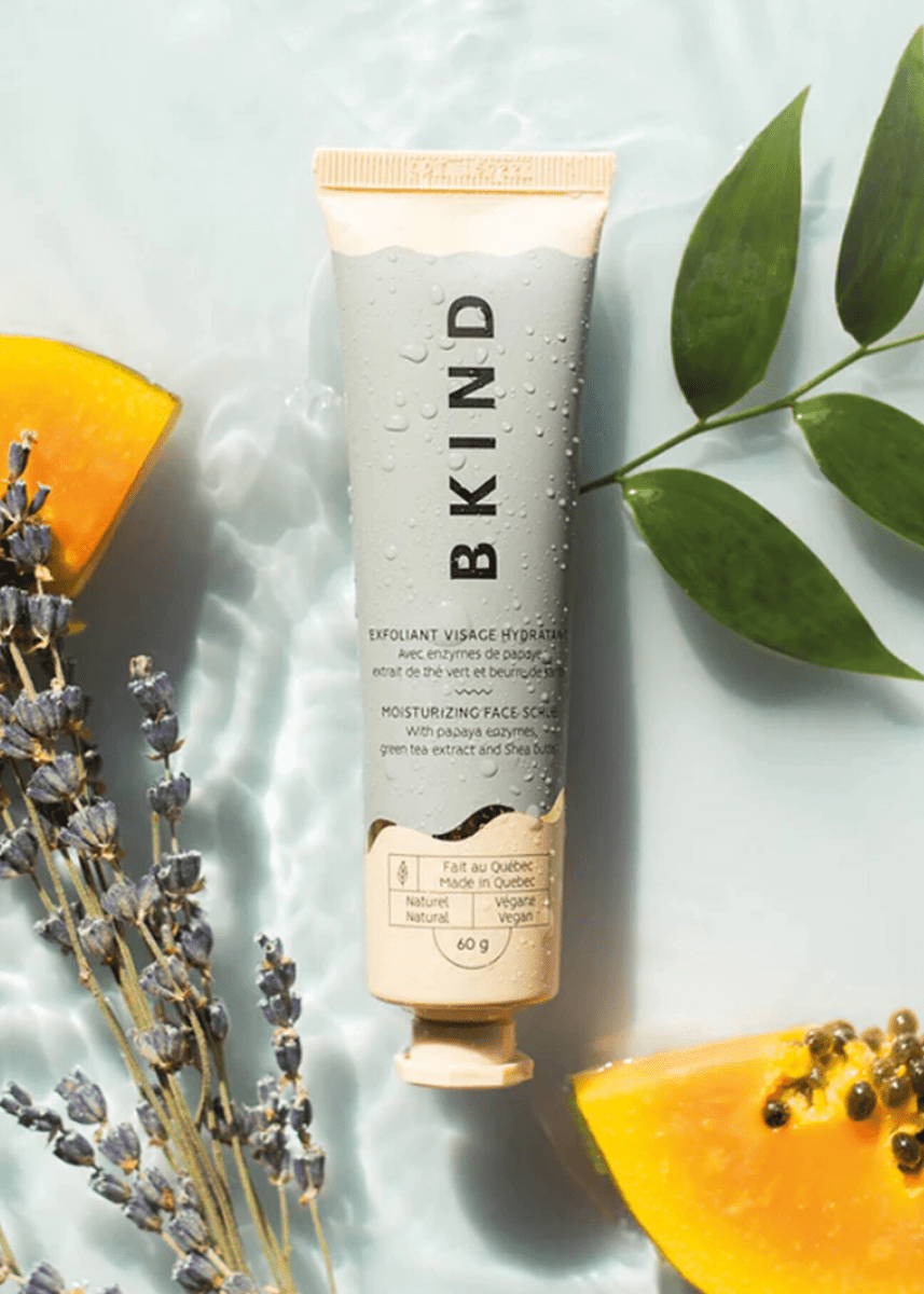 Exfoliant Visage Hydratant avec Enzymes de Papaye et extrait Thé Vert Bkind - Ex - voto