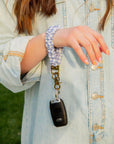 ANDi Blue Gingham Keychain