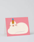 WRAP Birthday Cat Greeting Card