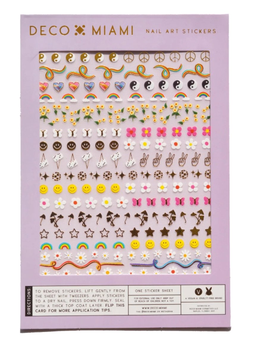 Feuille d’Autocollants pour ongles Deco Beauty - Ex - voto