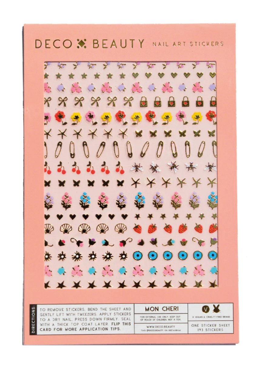 Feuille d’Autocollants pour ongles Deco Beauty - Ex - voto