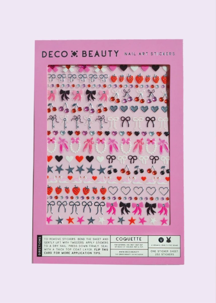 Feuille d’Autocollants pour ongles Deco Beauty - Ex - voto