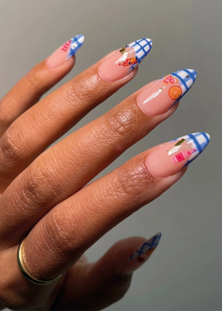Feuille d’Autocollants pour ongles Deco Beauty - Fleurs et bijoux - Ex - voto