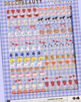 Feuille d'Autocollants pour ongles Deco Beauty x MARTINA'S TINY STORE - Ex - voto