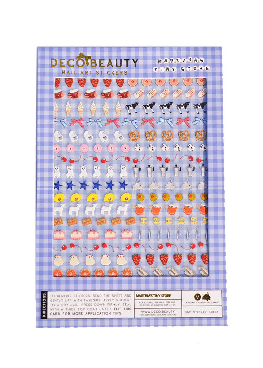 Feuille d'Autocollants pour ongles Deco Beauty x MARTINA'S TINY STORE - Ex - voto
