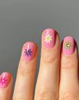 Feuille D'autocollants pour Ongles Florets Deco Beauty - Ex-voto