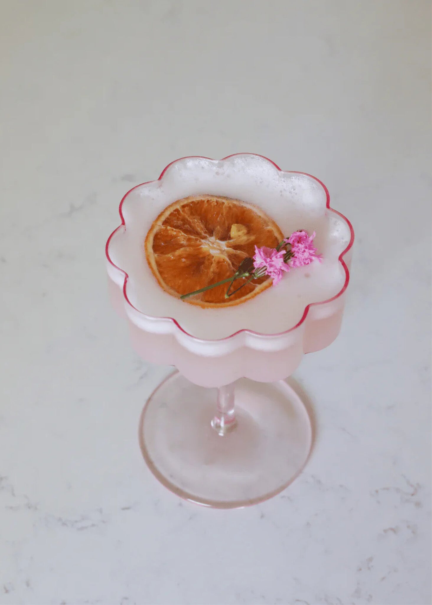 Verre à Cocktail Fleur Moi d&#39;Abord (Plusieurs couleurs disponibles)