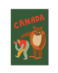 Carte Postale Canada Grizzly Paperole