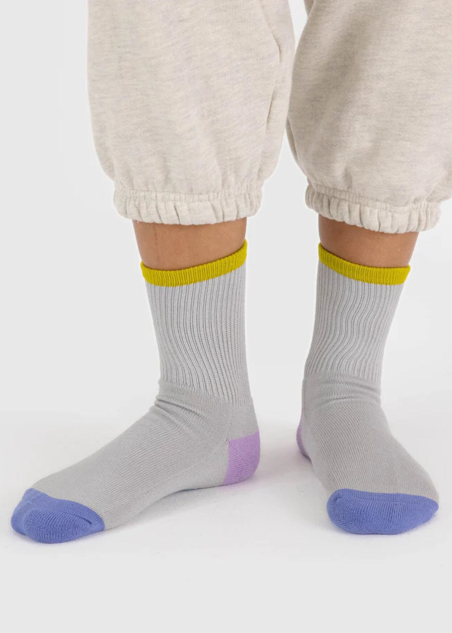 Chaussettes Ribbed Baggu Fog Mix