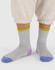 Chaussettes Ribbed Baggu Fog Mix