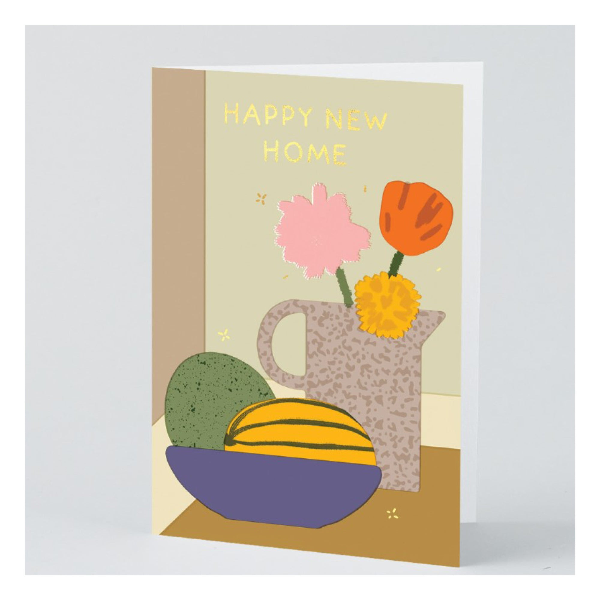 Carte de Souhaits Happy New Home WRAP