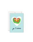 Carte de Souhaits Mini Lovebirds Paperole