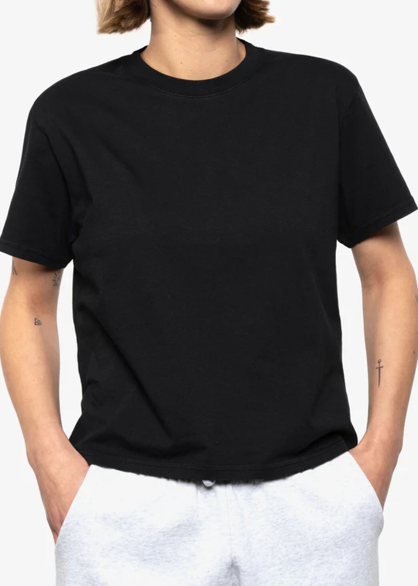 T-Shirt Boxy Crop Colorful Standard (Plusieurs couleurs disponibles)