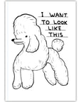 Carnet A6 I Want to Look like This D. Shrigley