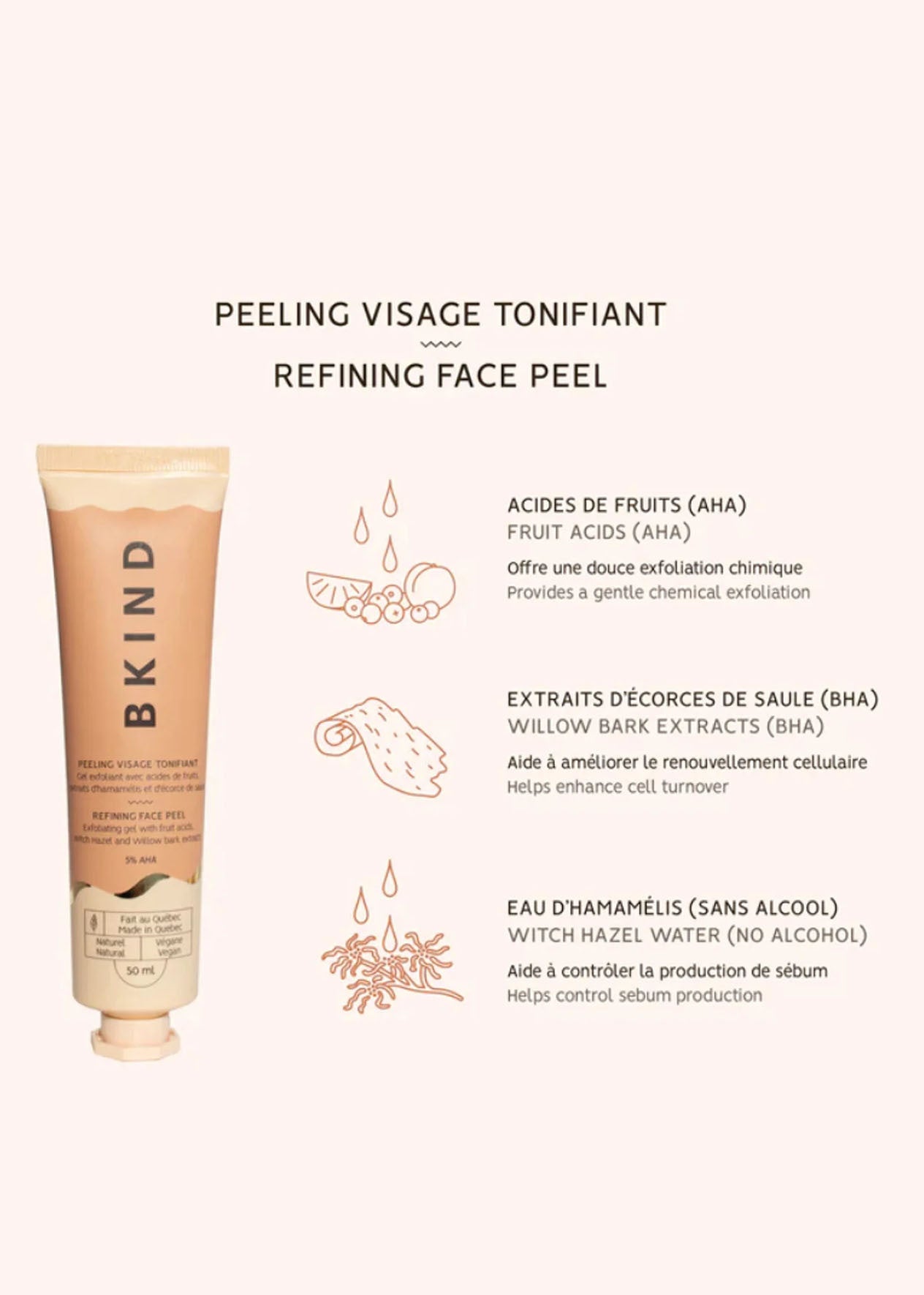 Peeling Visage Bkind (2 options disponibles)