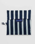 Sac Réutilisable Grand Baggu Navy Stripe