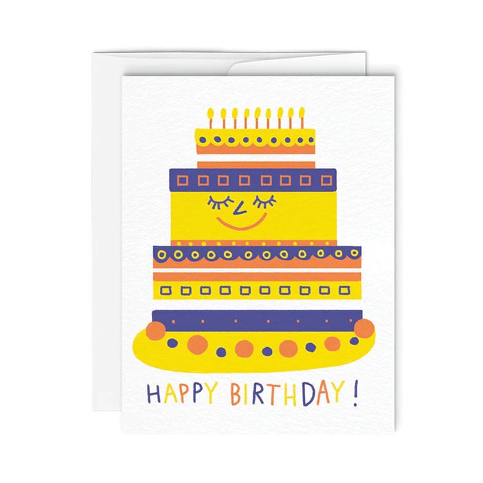 Carte de Souhaits Cake Paperole HB