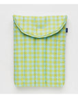 Housse pour ordinateur 13/14po Baggu Mint Pixel Gingham