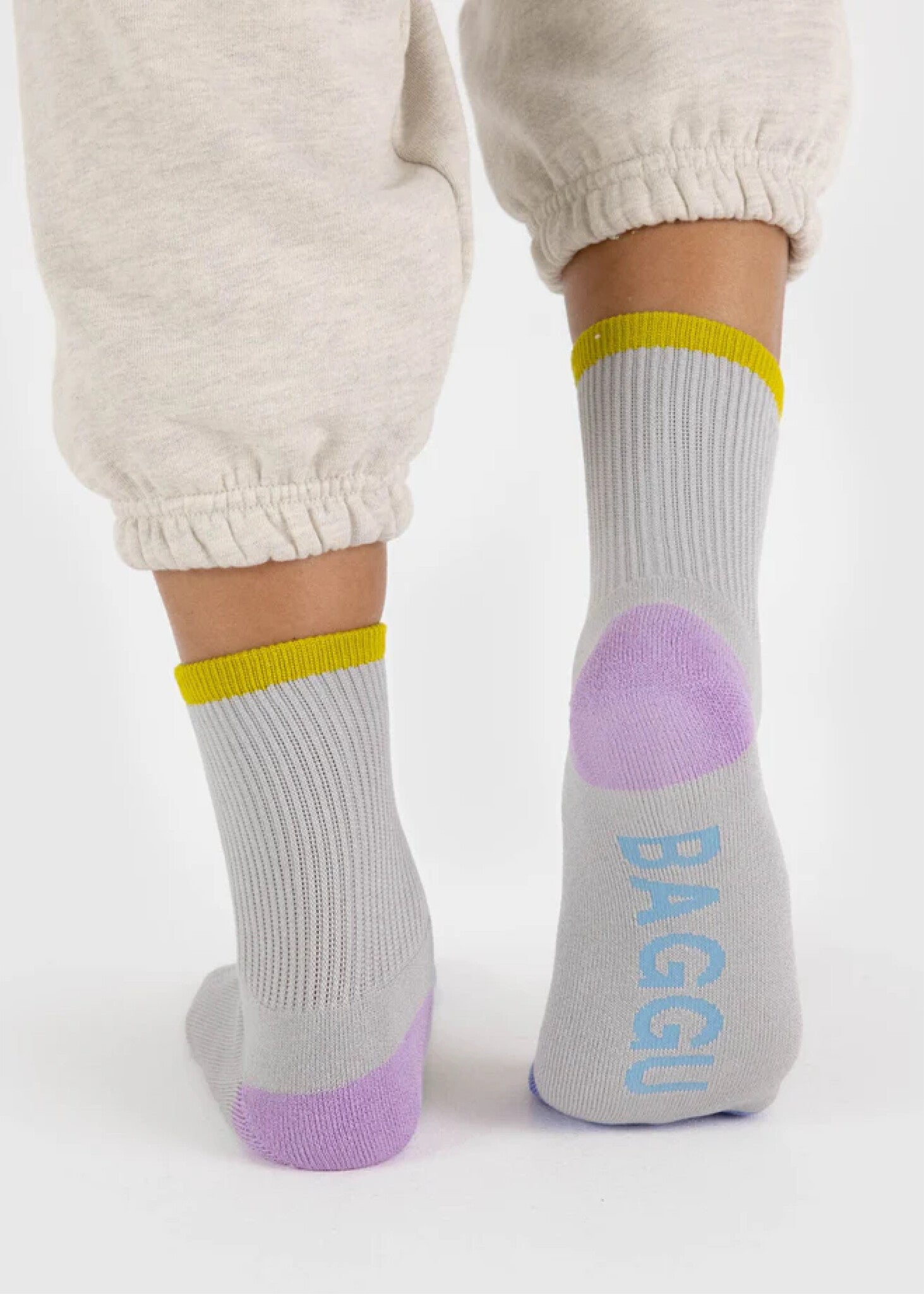 Chaussettes Ribbed Baggu Fog Mix