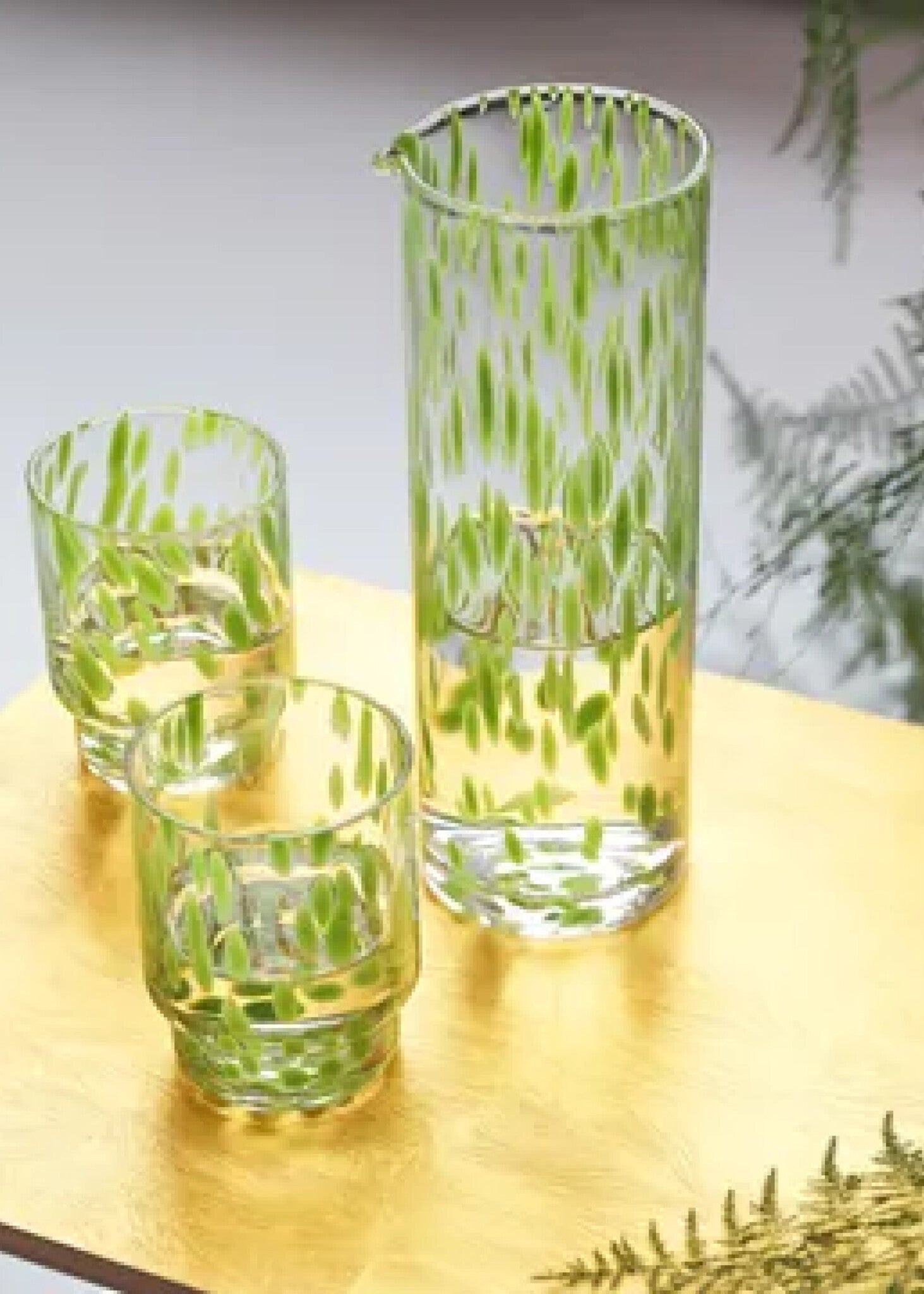 Carafe Tortoise Green &amp;k