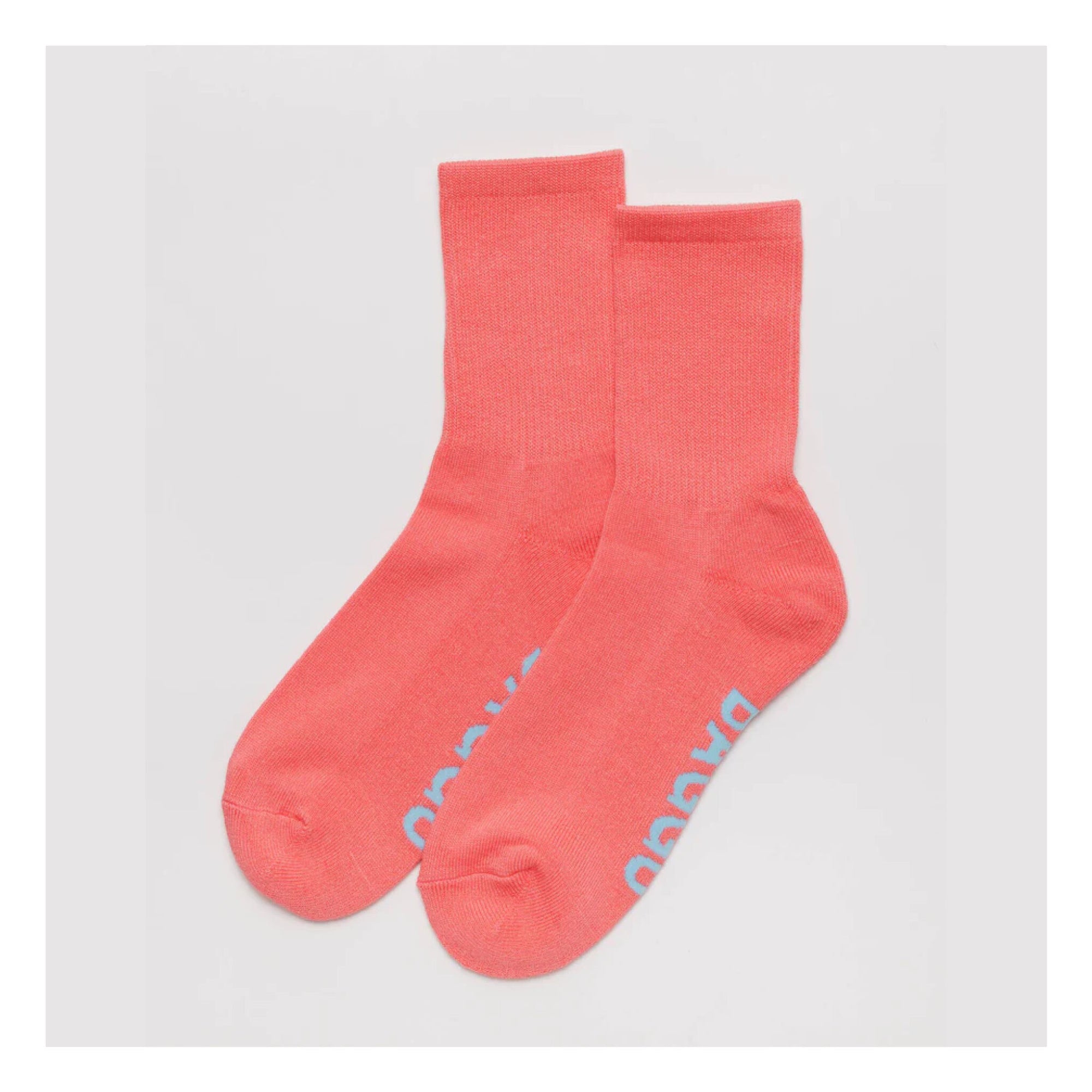 Chaussettes Ribbed Baggu Watermelon Pink