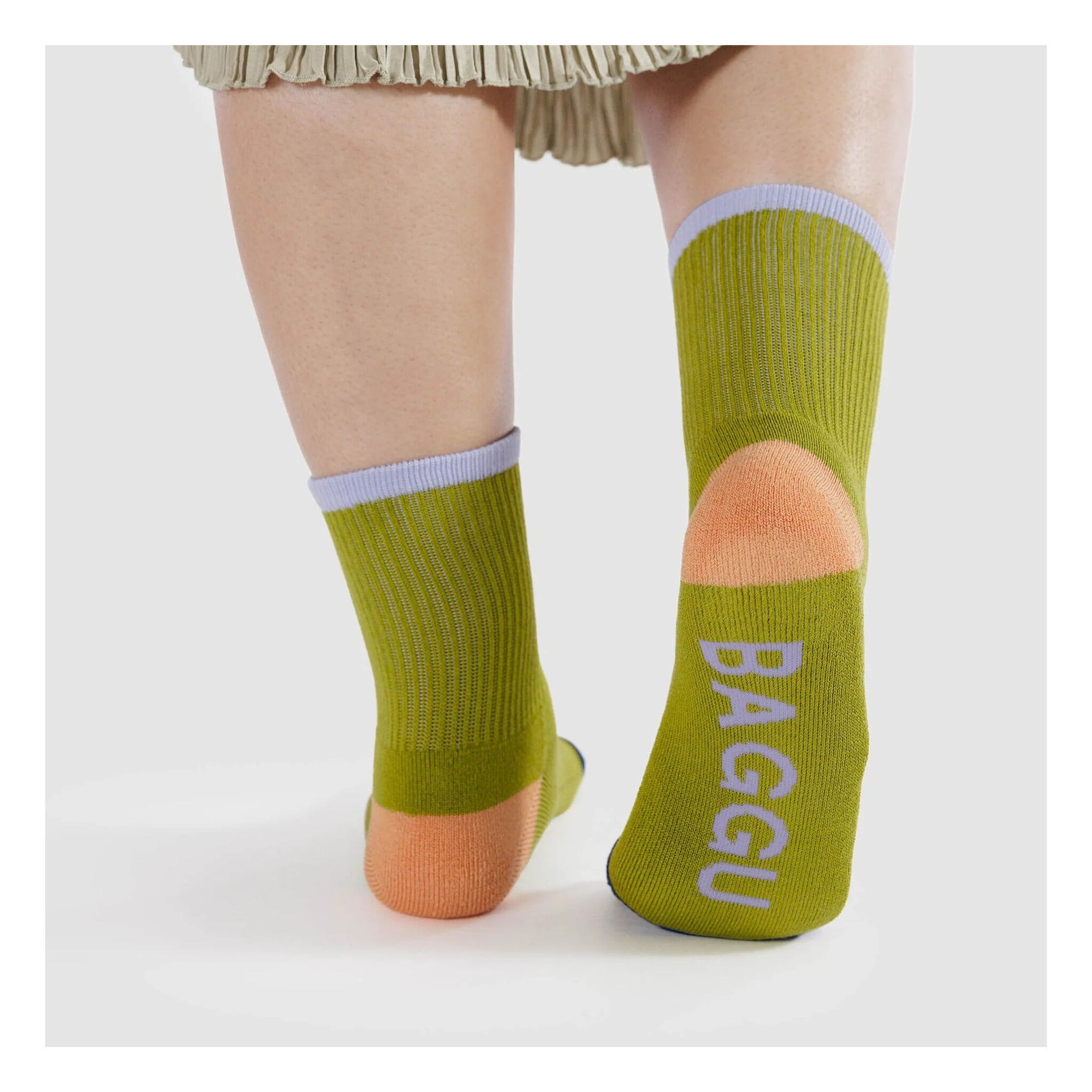 Chaussettes Ribbed Baggu Lemongrass Mix