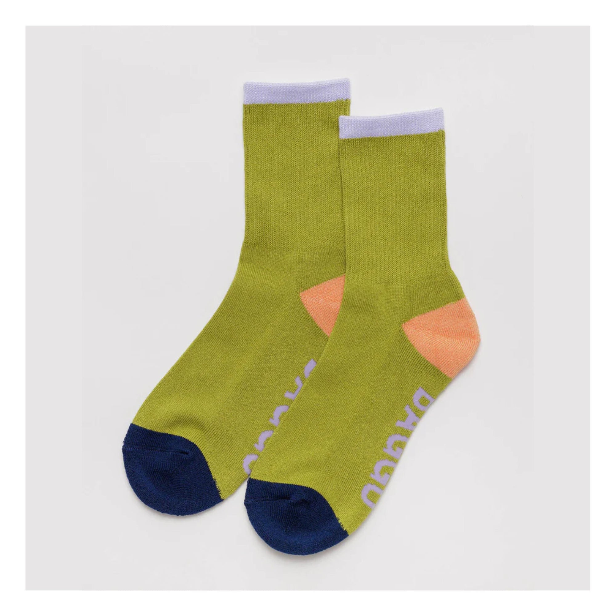 Chaussettes Ribbed Baggu Lemongrass Mix