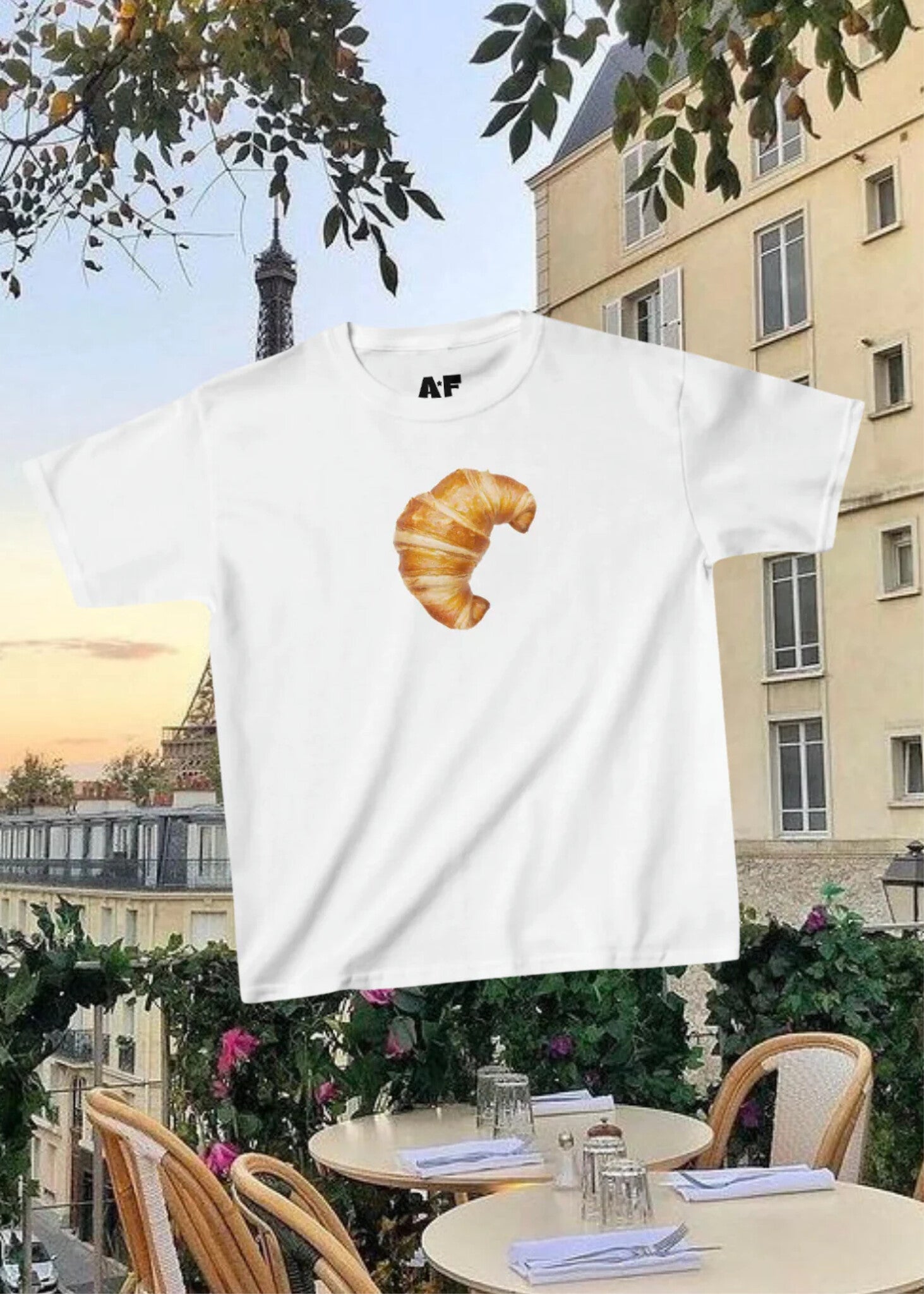 T-Shirt Croissant Adelaide&#39;s Fort