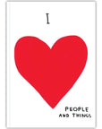 Carnet A5 I Love People and Things D. Shrigley